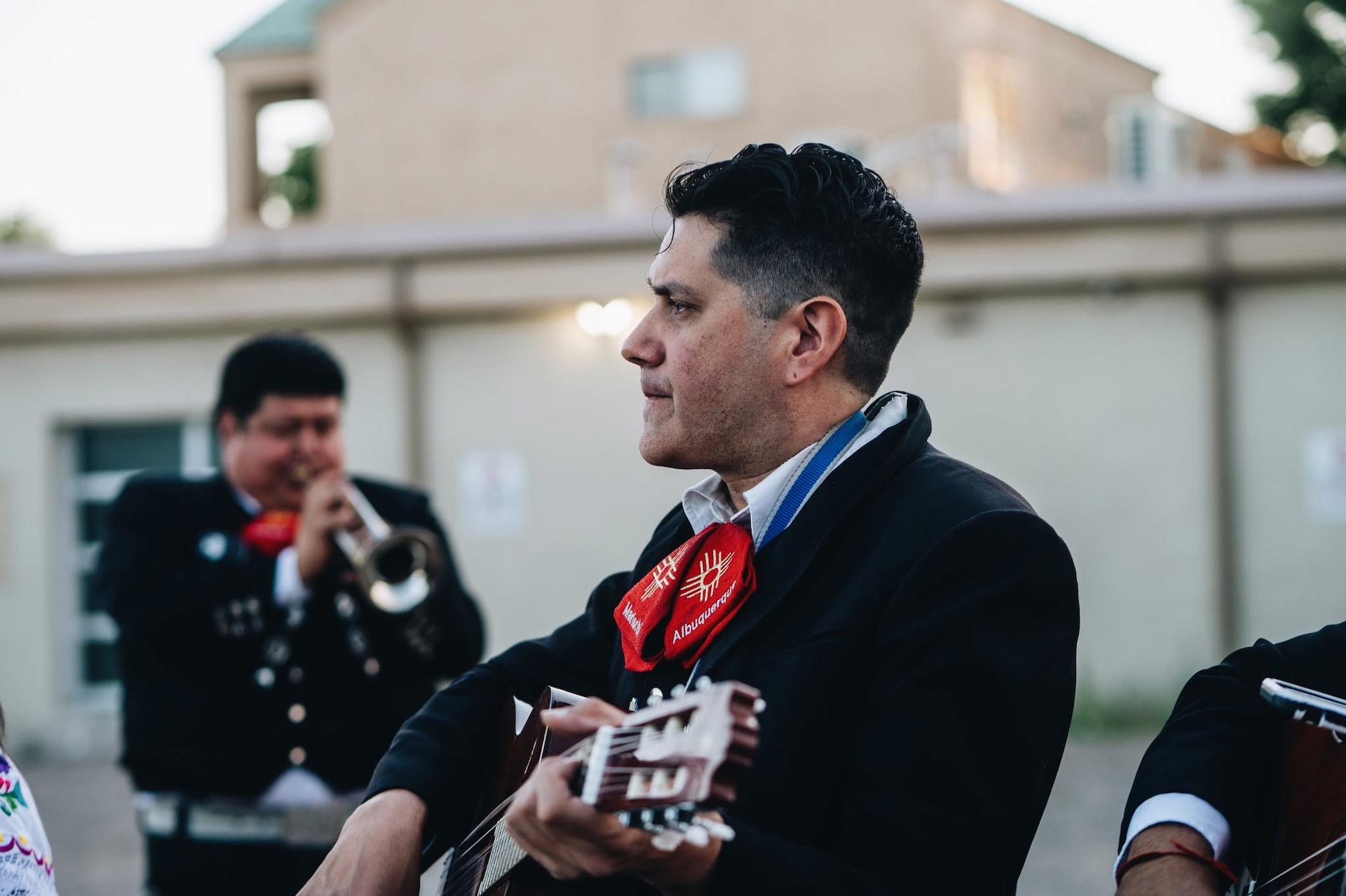 Mariachi Albuquerque band performing live at a wedding